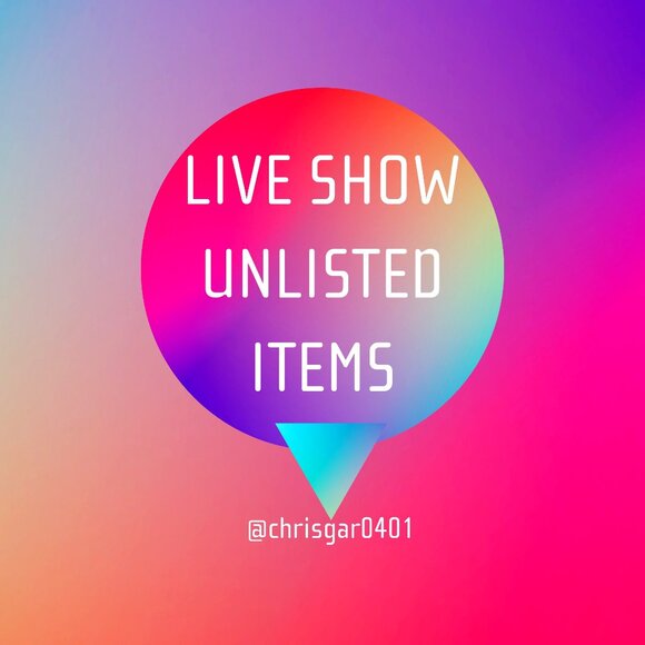 Live Show Unlisted Item - Picture 1 of 1